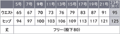 EAL-1014-52 サイズ表